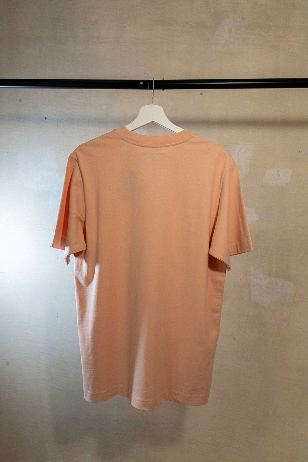 Oversize T Shirt in Fraiche Peche Aprikot Rosa Rückseite | BLANC Basics | Club of Dreamers